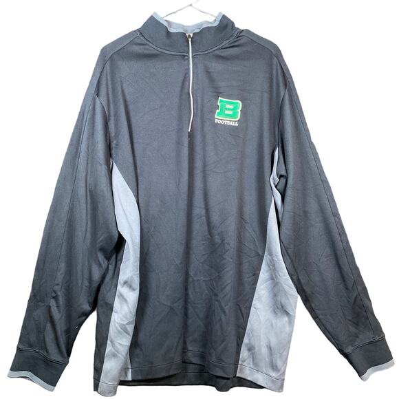Nike Mens Jacket Black 1/4 Zip DriFit Performance Athletic Lightweight XXL - Picture 1 of 16